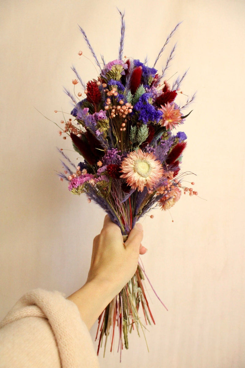 Vasenglück Trockenblumen Trockenblumenstrauss „No. 106“ mit Strohblumen & Strandflieder