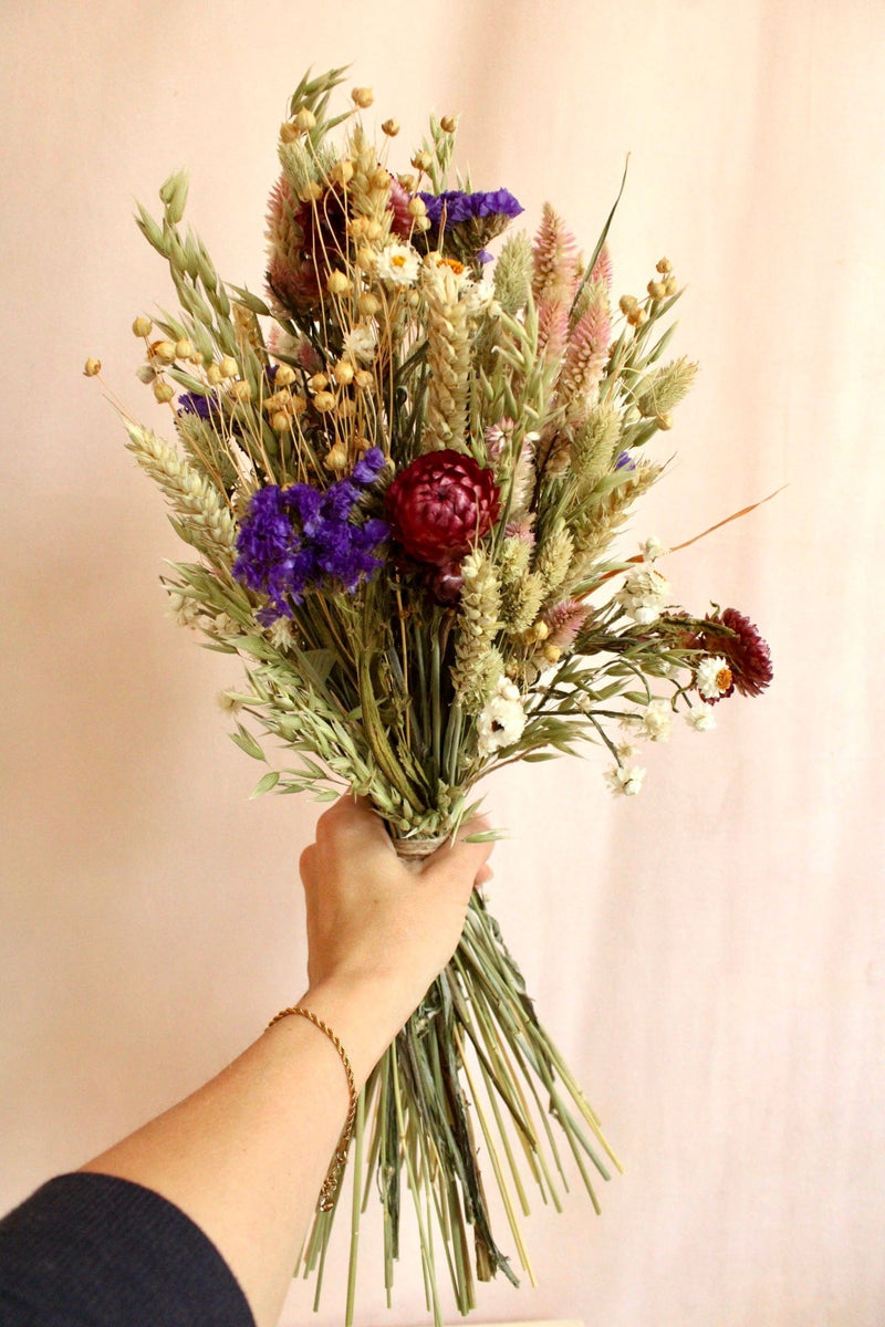 Vasenglück Trockenblumen Trockenblumenstrauss „No. 99“ mit Strohblumen & Strandflieder