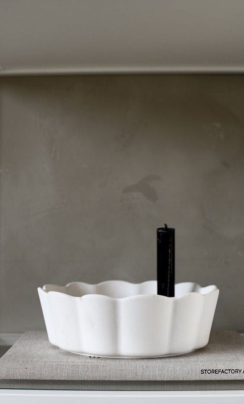 Kerzenhalter | Lidatorp Daisy Klein | Weiß Storefactory