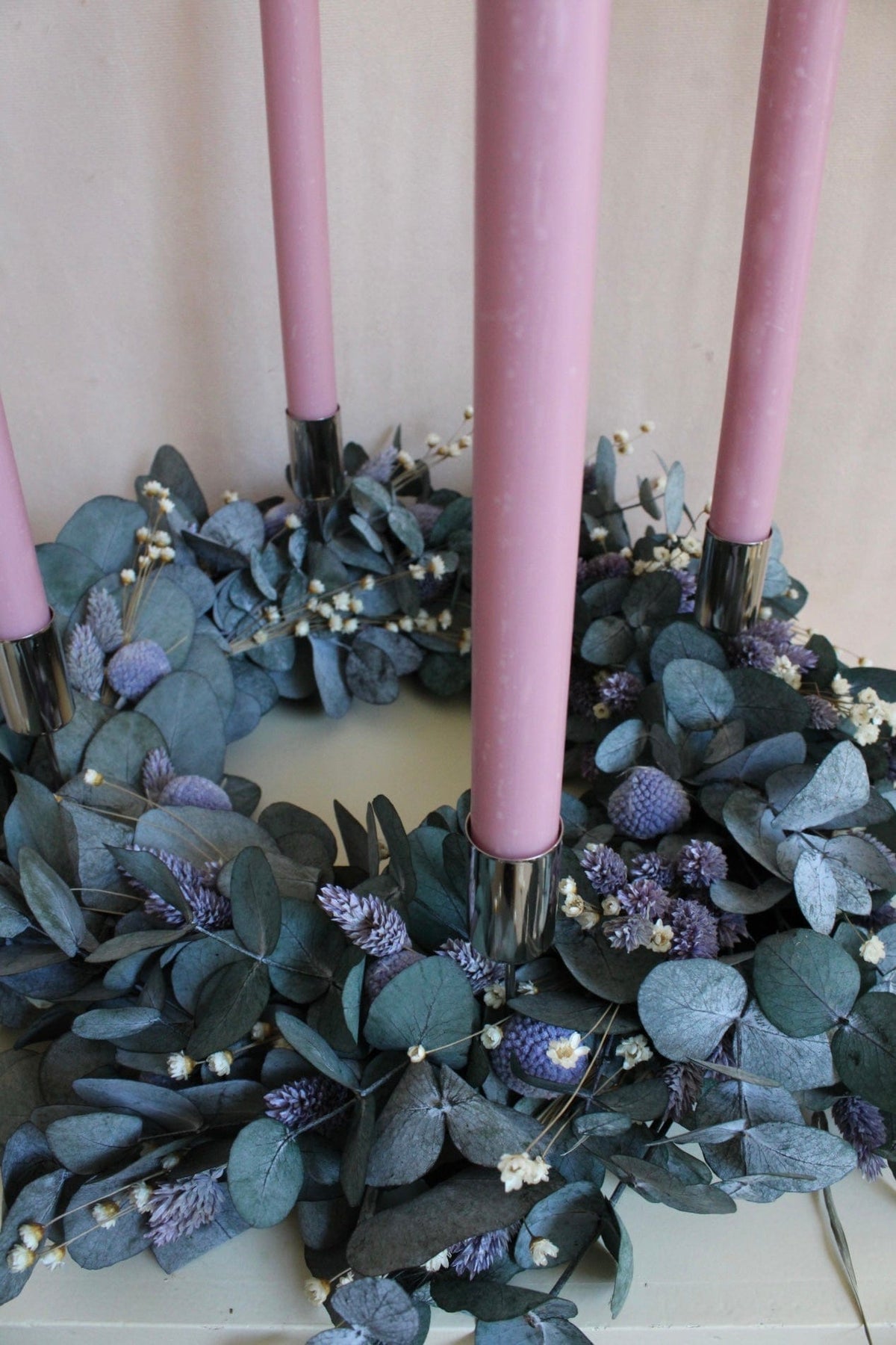 Stabkerzen Rosa Pink für Adventskranz Ø2,2cm