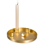 Vasenglück Kerzenhalter Kerzentablett für Kränze | Gold
