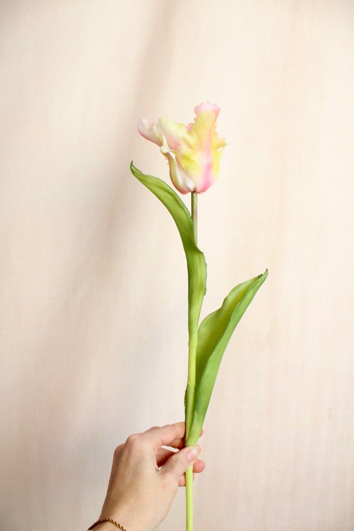 Vasenglück Seidenblume Kunstblume Papageien Tulpe | Pink Rosé Mix