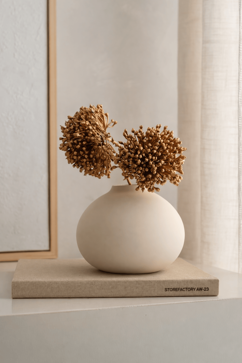 Vasenglück Seidenblume Kunstblumen 2er Set | Roségold