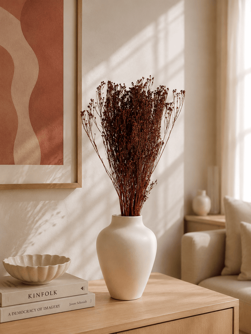 Vasenglück Trockenblumen Broom Bloom | Braun