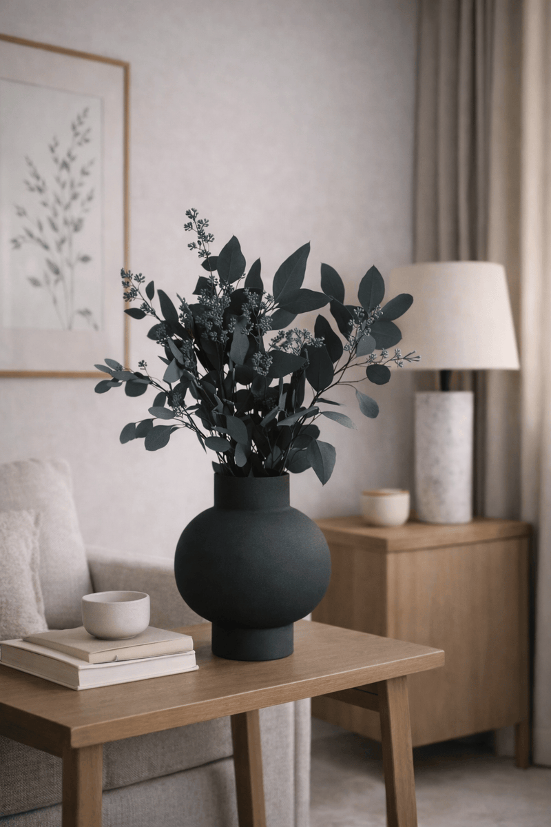 Vasenglück Trockenblumen Eukalyptus Populus konserviert | Grün