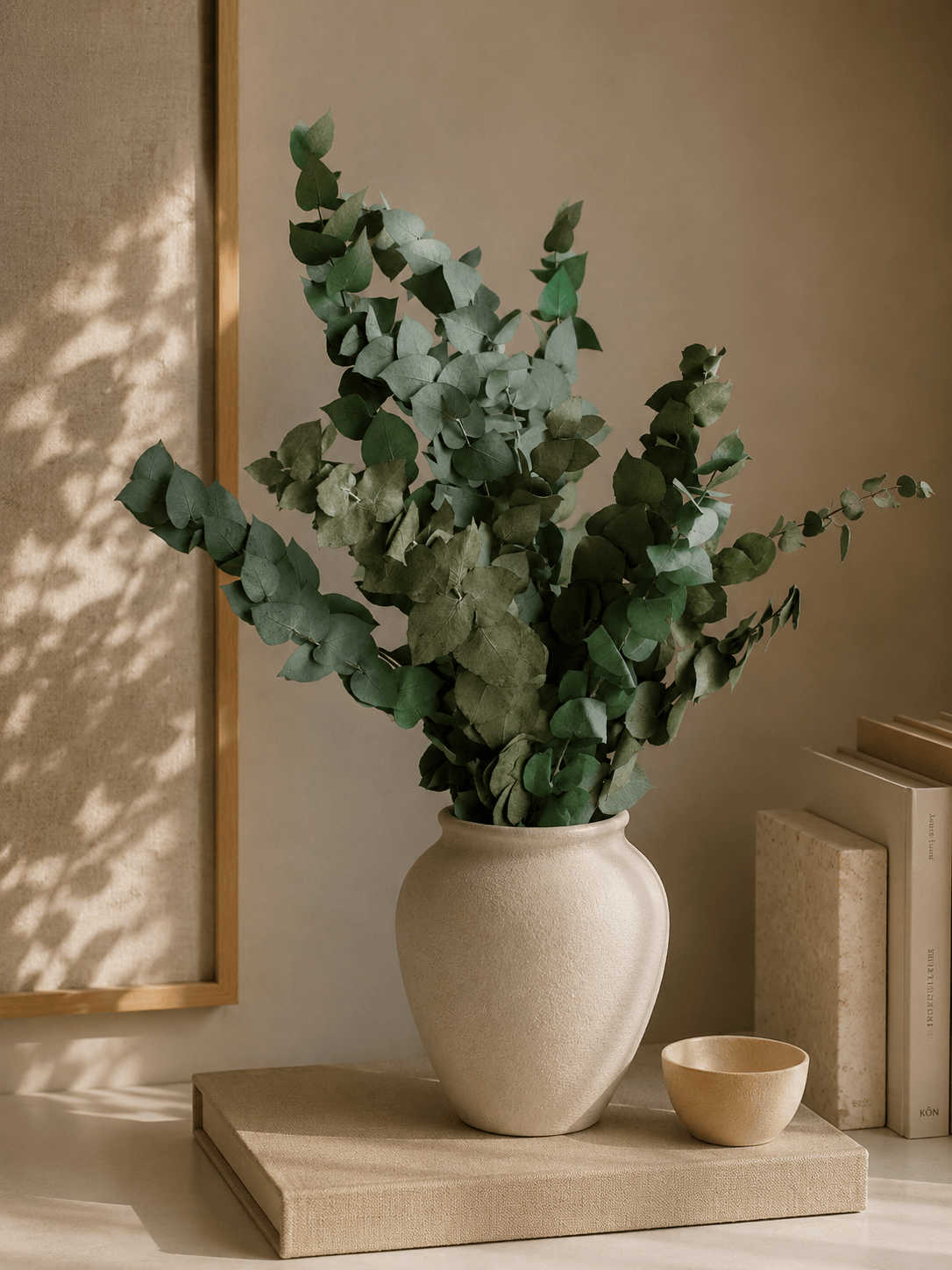 Vasenglück Trockenblumen Eukalyptus Stuartiana konserviert | Grün