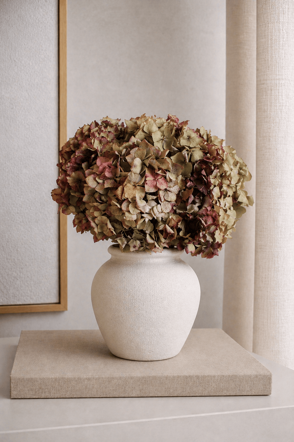 Vasenglück Trockenblumen Hortensien | 1 Bund | Natur