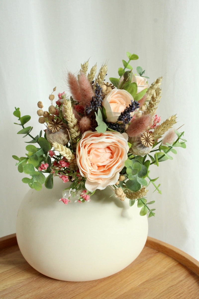 Vasenglück Trockenblumen Strauss "Trockenblumen & Kunstbumen" mit Lavendel und Rosen