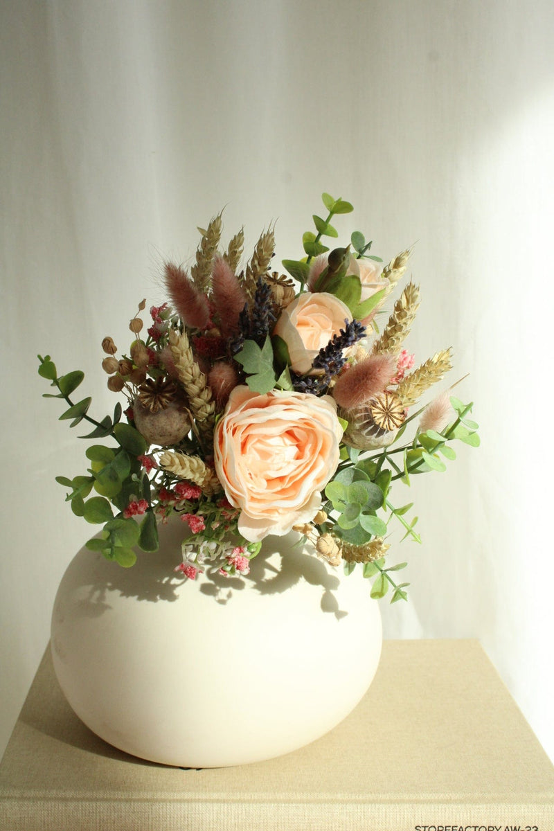 Vasenglück Trockenblumen Strauss "Trockenblumen & Kunstbumen" mit Lavendel und Rosen