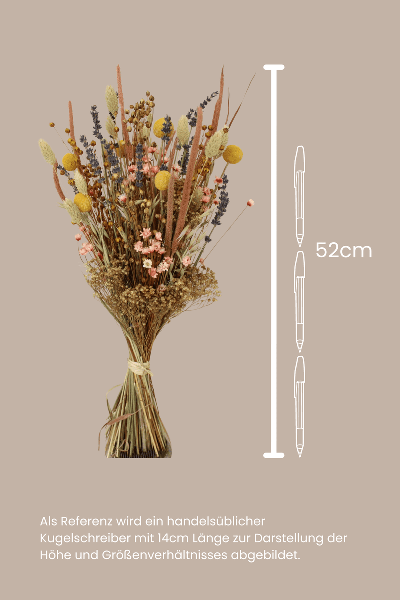 Vasenglück Trockenblumen Trockenblumenstrauß „No. 1“ mit Lavendel & Glixia