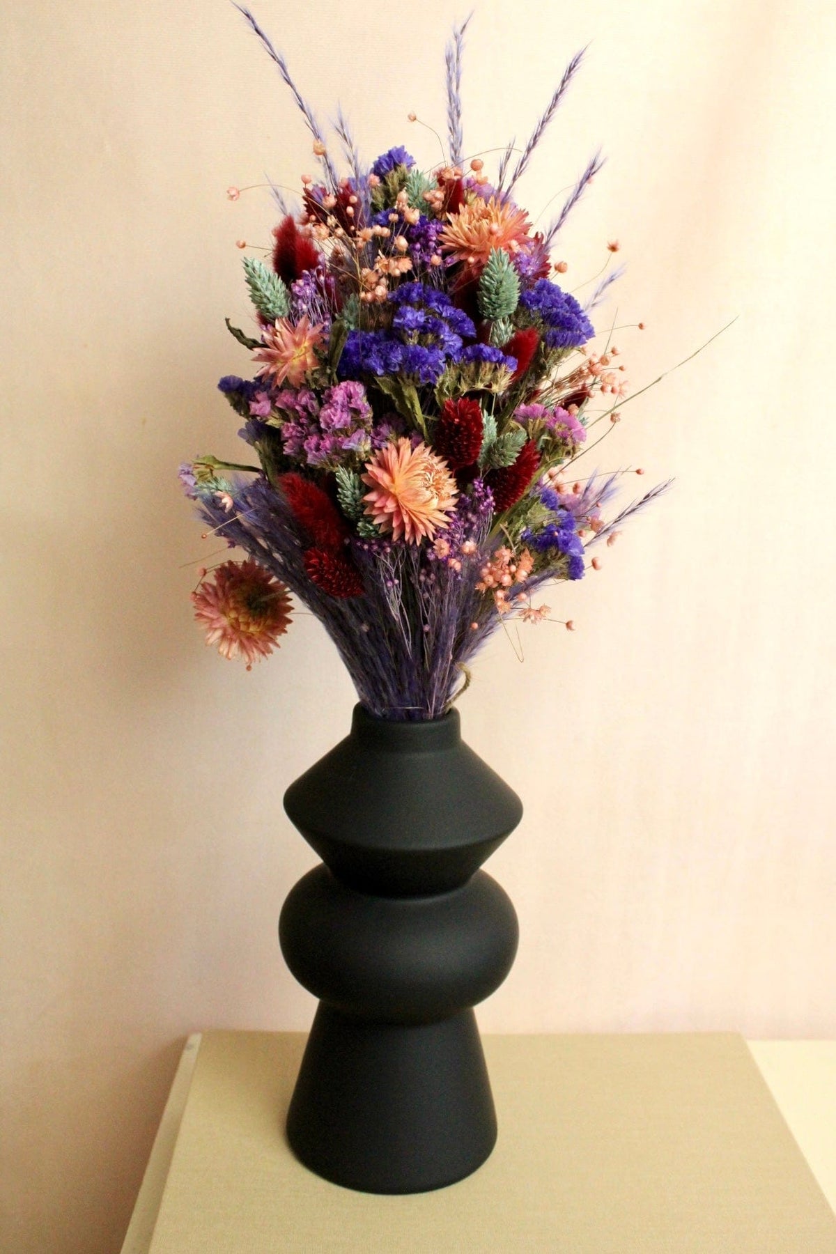Vasenglück Trockenblumen Trockenblumenstrauss „No. 106“ mit Strohblumen & Strandflieder