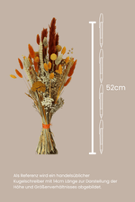 Vasenglück Trockenblumen Trockenblumenstrauß „No. 11“ in Orange und Gelb