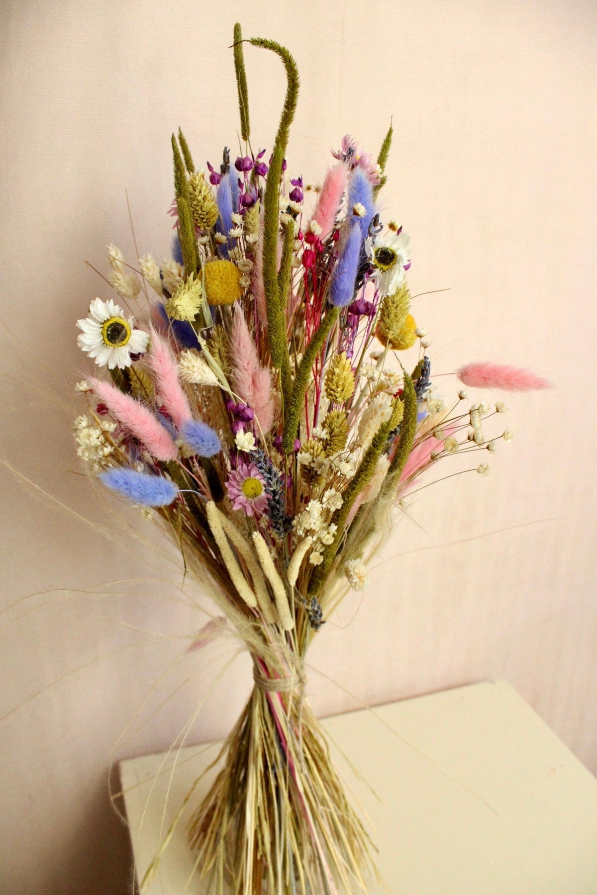 Vasenglück Trockenblumen Trockenblumenstrauss „No. 123“ mit bunten Wiesenblumen