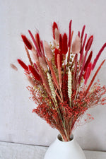 Vasenglück Trockenblumen Trockenblumenstrauß „No. 14“ in Rot und Rosa