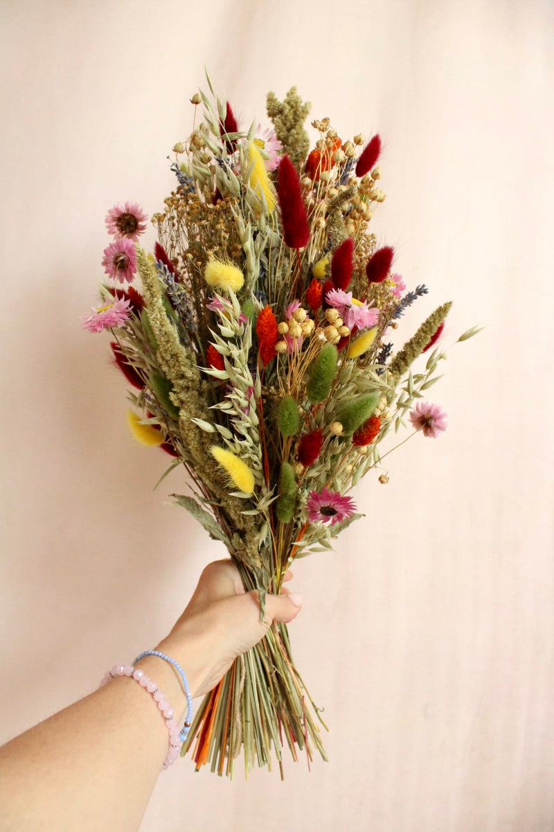 Vasenglück Trockenblumen Trockenblumenstrauss „No. 154“ bunter Wildblumenstrauß