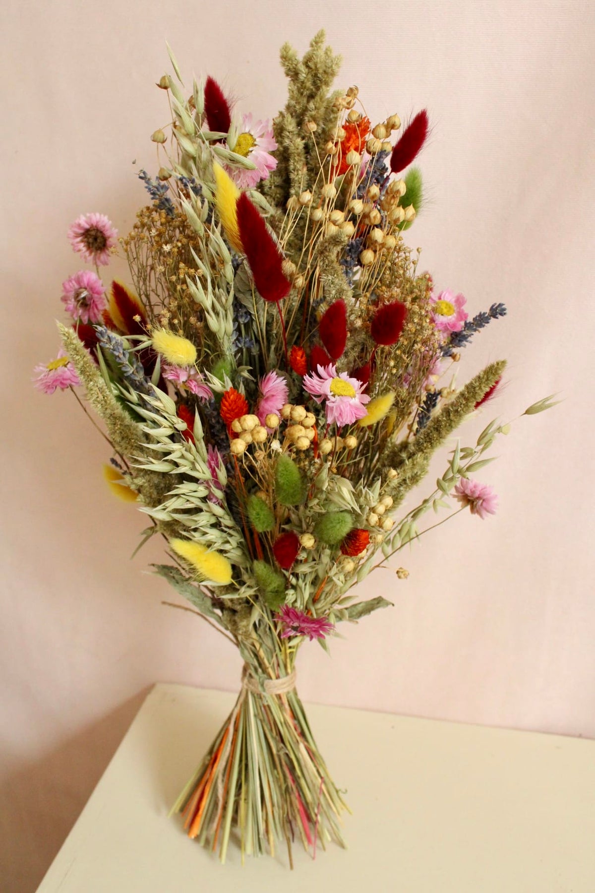 Vasenglück Trockenblumen Trockenblumenstrauss „No. 154“ bunter Wildblumenstrauß
