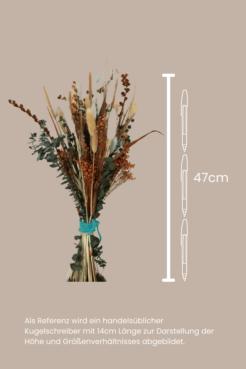 Vasenglück Trockenblumen Trockenblumenstrauß „No. 3“ mit Eukalyptus und Lagurus