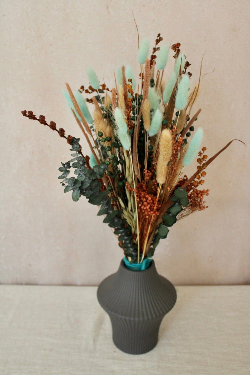 Vasenglück Trockenblumen Trockenblumenstrauß „No. 3“ mit Eukalyptus und Lagurus