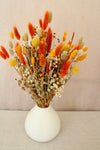 Vasenglück Trockenblumen Trockenblumenstrauß „No. 5“ in Orange und Gelb