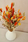 Vasenglück Trockenblumen Trockenblumenstrauß „No. 5“ in Orange und Gelb