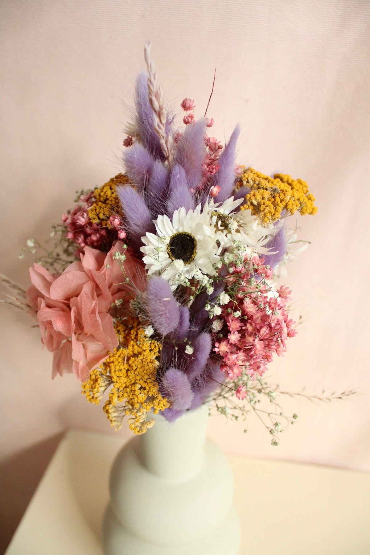 Vasenglück Trockenblumen Trockenblumenstrauss „No. 69“ mit Hortensien & Schleierkraut