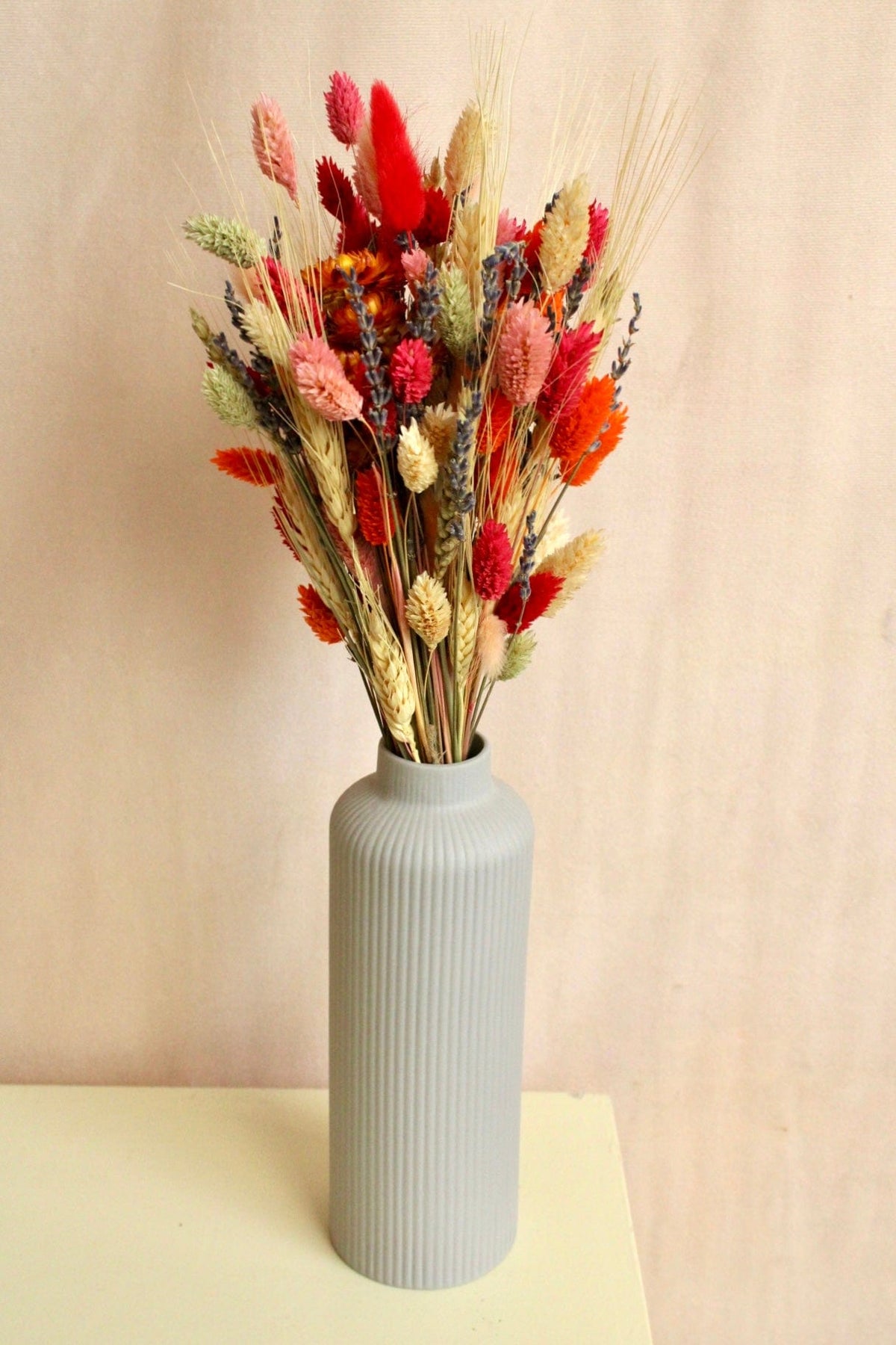 Vasenglück Trockenblumen Strauß mit Vase (+28.00€) Trockenblumenstrauss „No. 78“ Bunt mit Lavendel