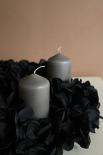 Kerzenhalter für Adventskranz | für Blockkerzen | Silber oder Schwarz Vasenglück