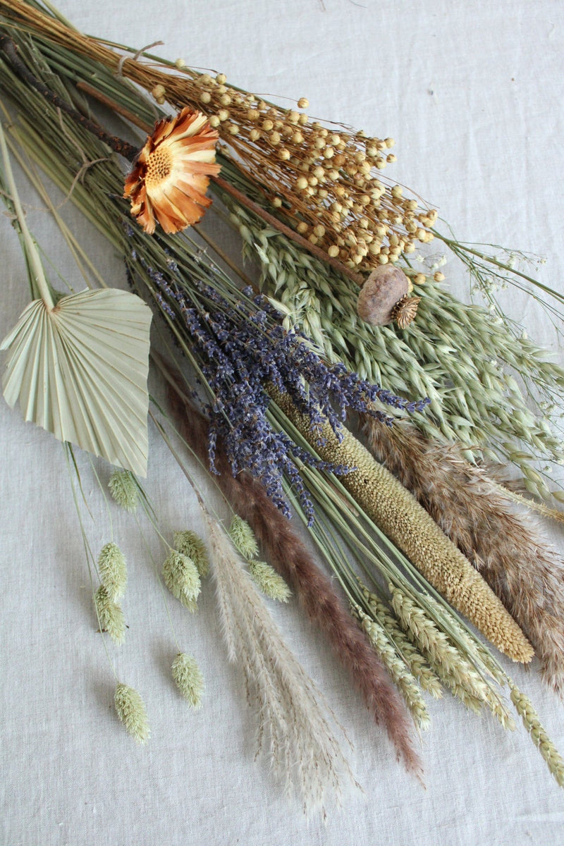 Trockenblumen in kleinen Mengen - Natur Vasenglück