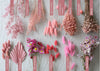 Trockenblumen in kleinen Mengen - Rosa/Pink Vasenglück