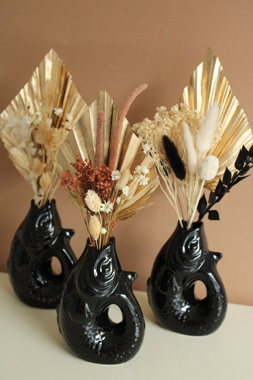 Tortendekoration | Trockenblumen Cake Topper | Verschiedene Styles Vasenglück