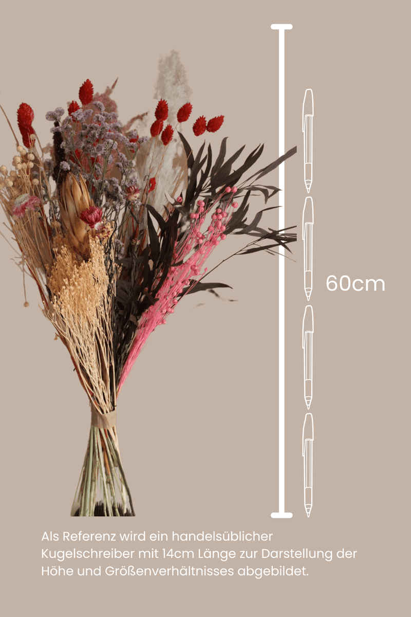 Trockenblumenstrauß „Colourful“ Vasenglück