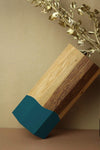 Holzvase "Ecki" | Verschiedene Farben | Eiche Christian Ohlendorf Design Studio