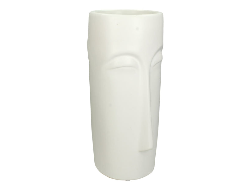 Vase | Dreamy Face Long | Weiß Vasenglück