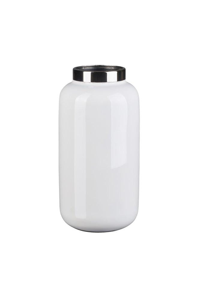 Vase | Saigon "XS" | Weiß/Silber GIFTCOMPANY