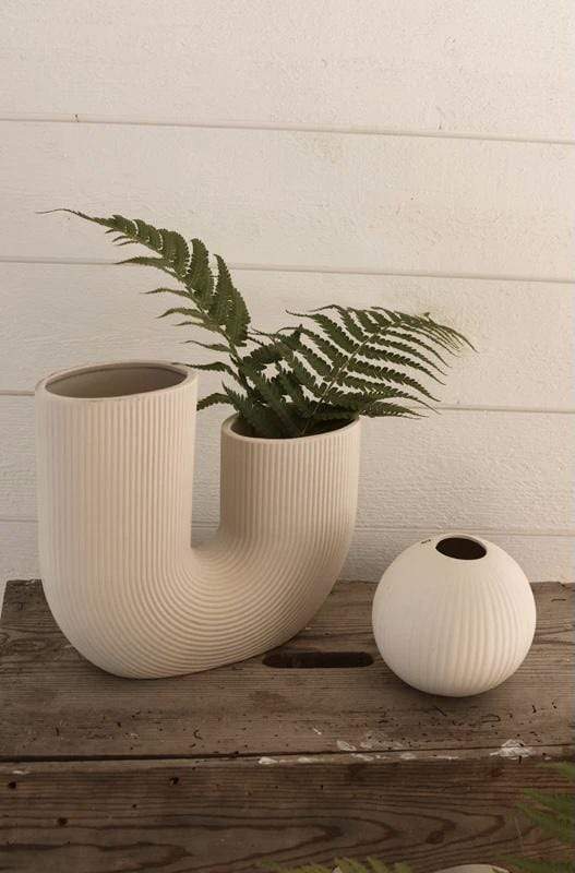 Vase | Stråvalla | Beige Storefactory