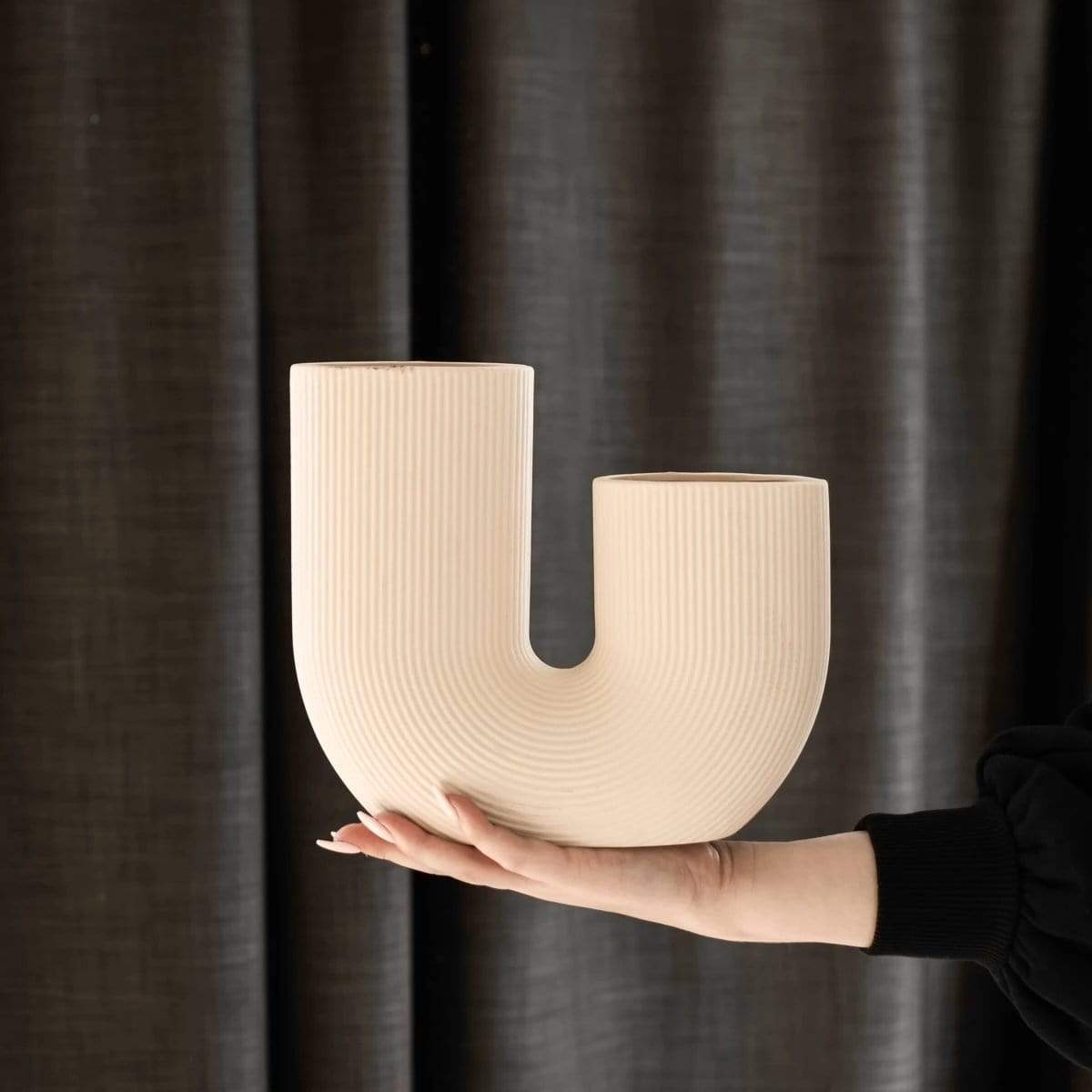 Vase | Stråvalla | Beige Storefactory