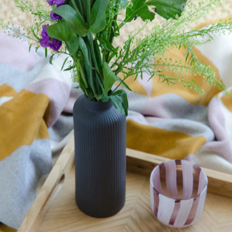 Vase | Vince | Dunkelgrau Vasenglück
